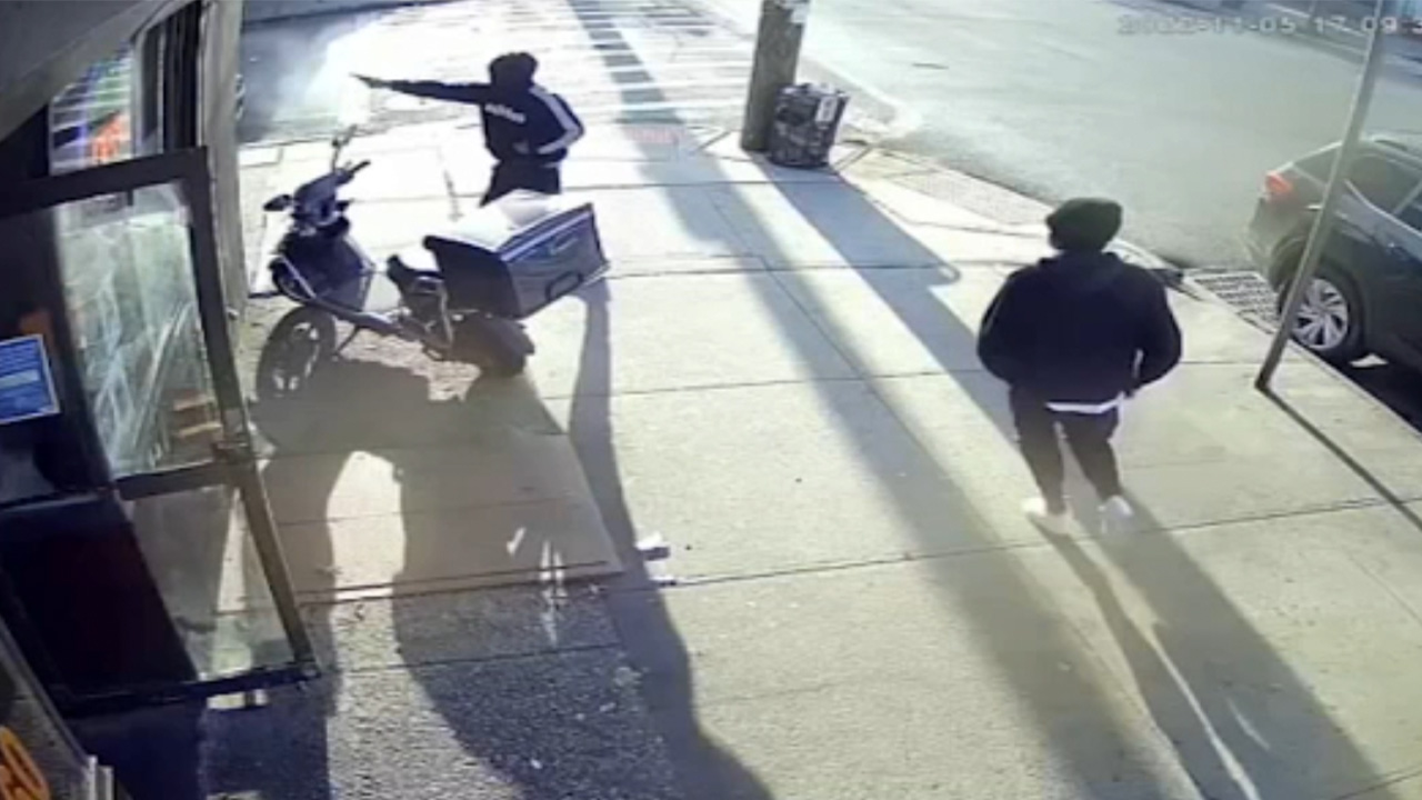 3 gunmen caught on camera opening fire in Brooklyn