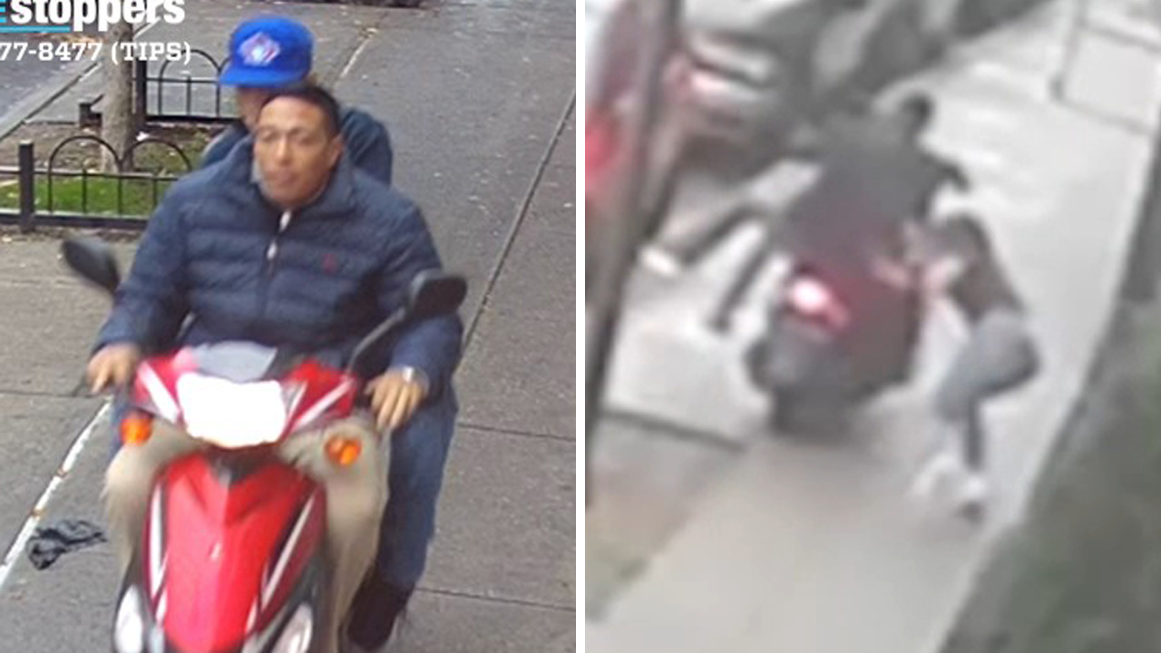 Video: 12-year-old dragged by necklace snatching burglars on moped