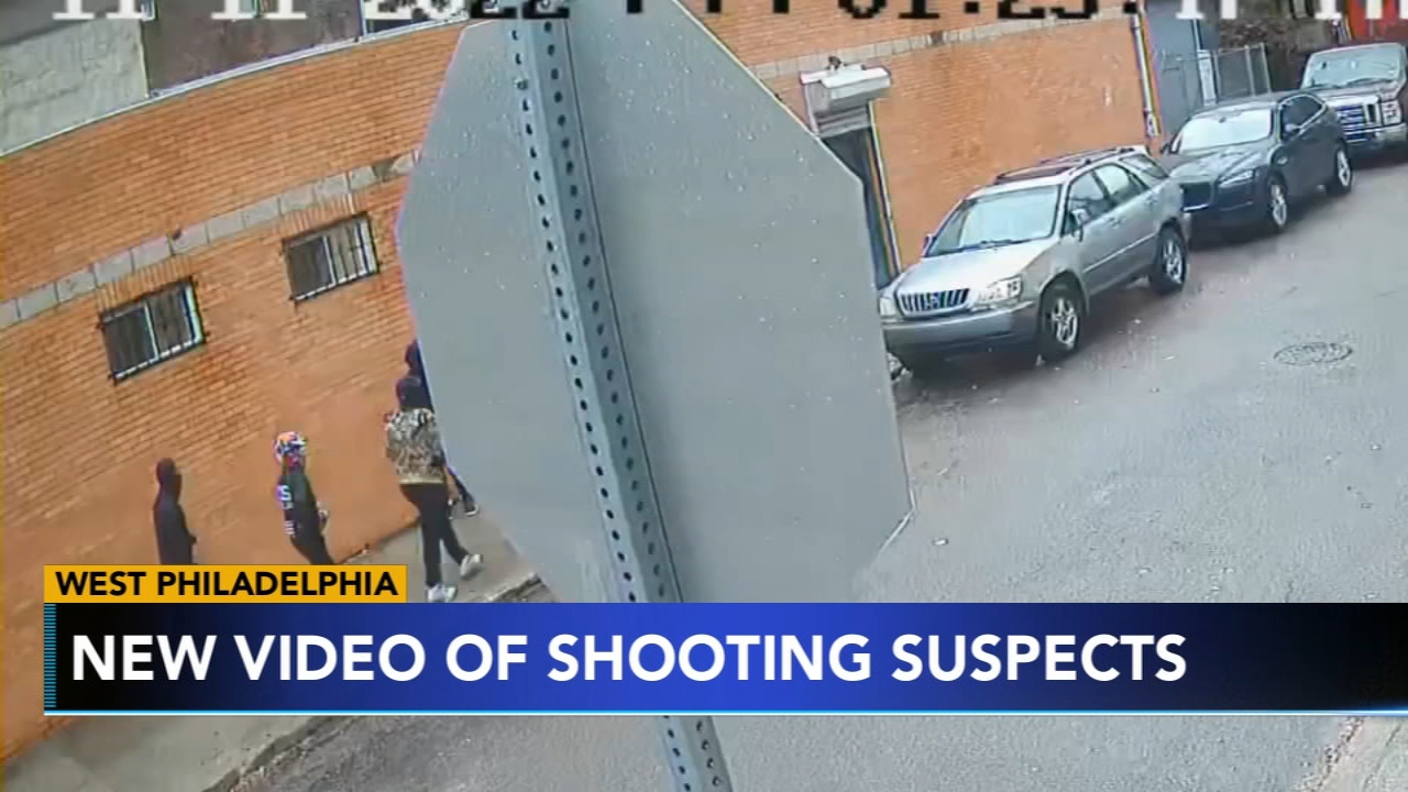 Surveillance video released of suspects in West Philly shooting
