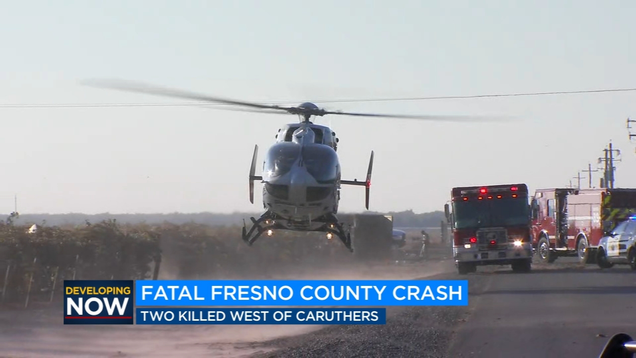 Two dead following crash west of Caruthers, CHP says