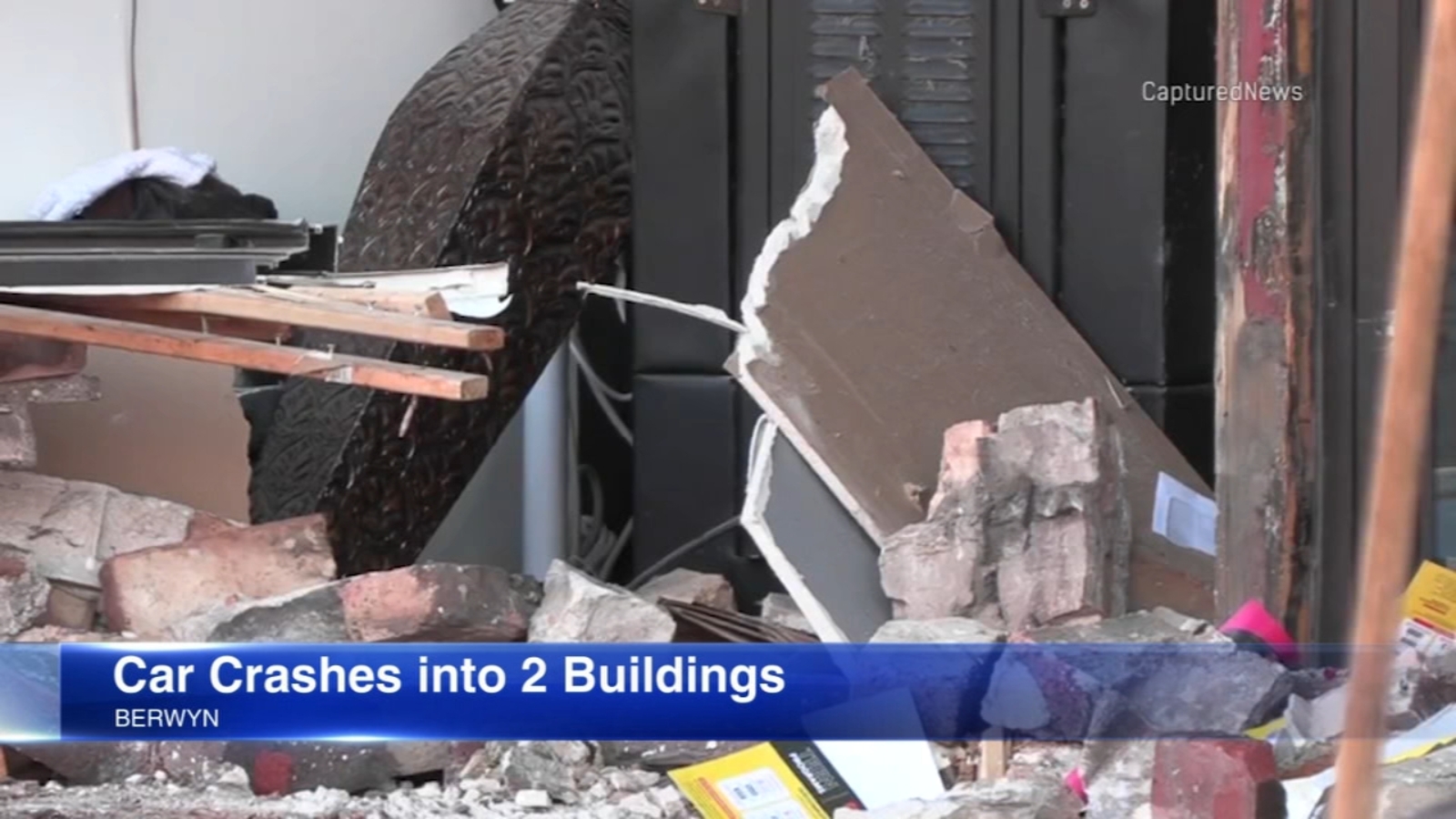 Car crash today near me Driver crashes into building, hit barber shop