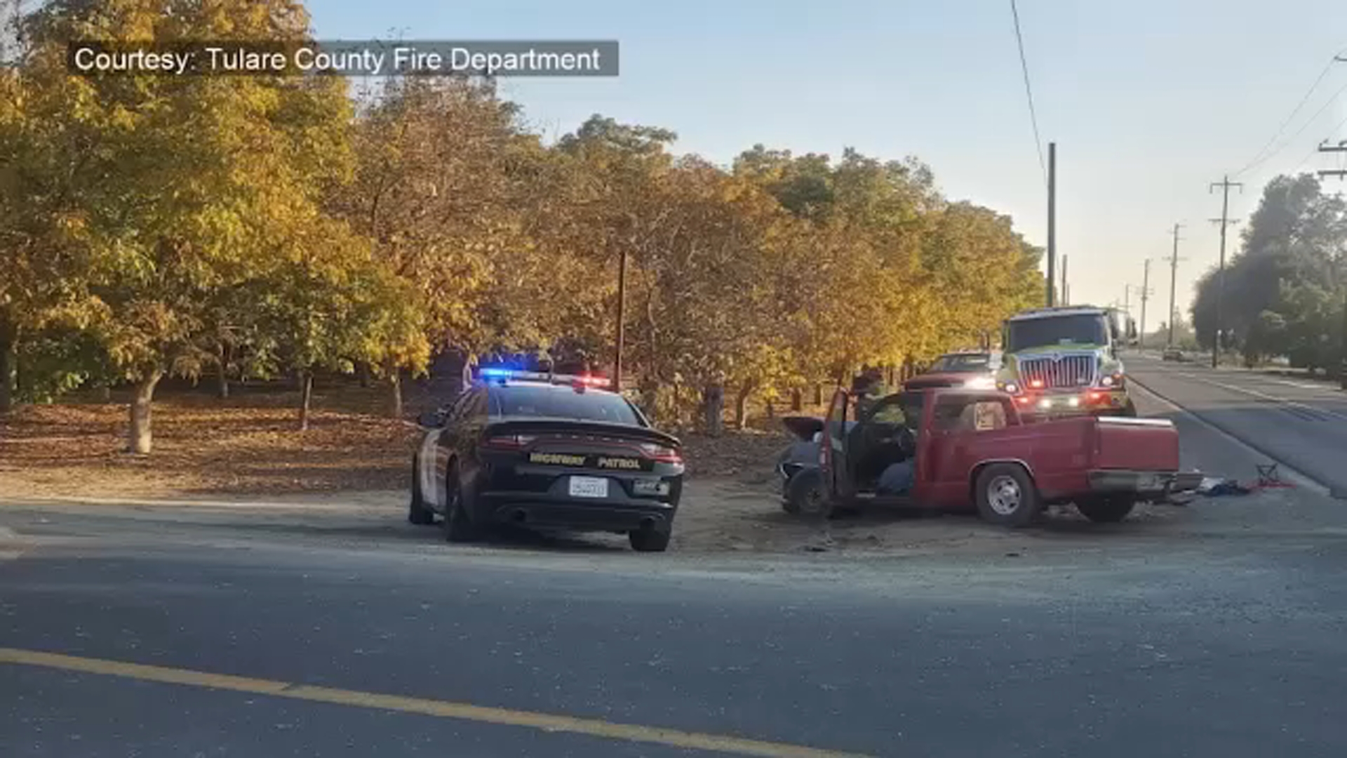 85-year-old killed in crash in Tulare County, CHP says