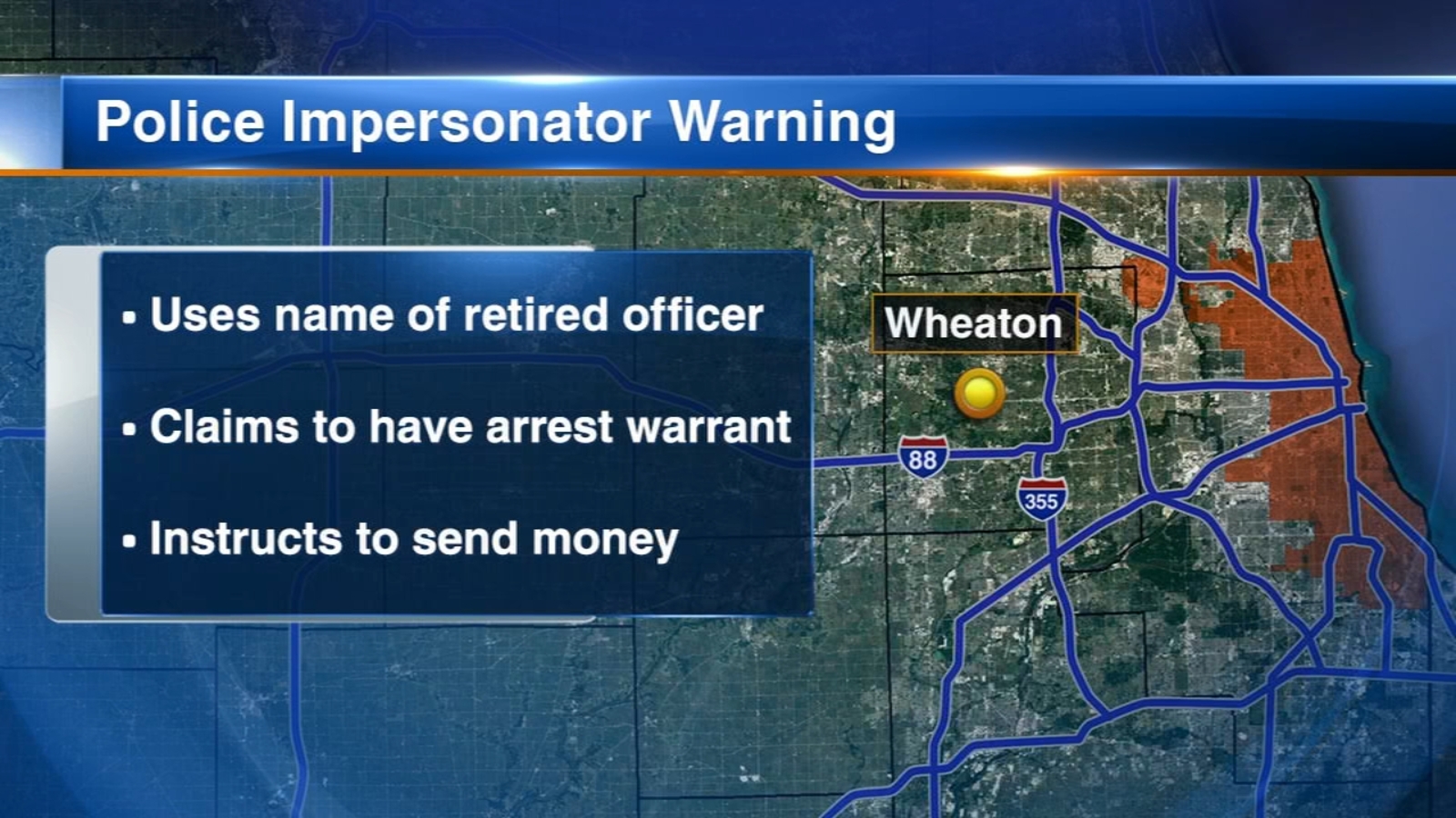 Wheaton police warn man impersonating officer in phone scam ABC7 Chicago