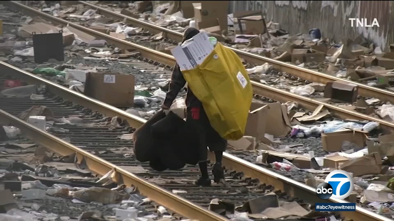 $18M in stolen goods recovered in crackdown on LA railroad car thefts