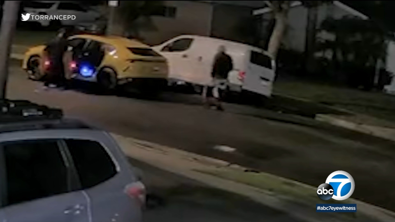 Thieves in Lamborghini steal catalytic converter in under 2 minutes