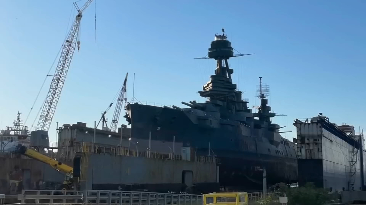 Battleship Texas Foundation offering limited drydock tours in Galveston through December
