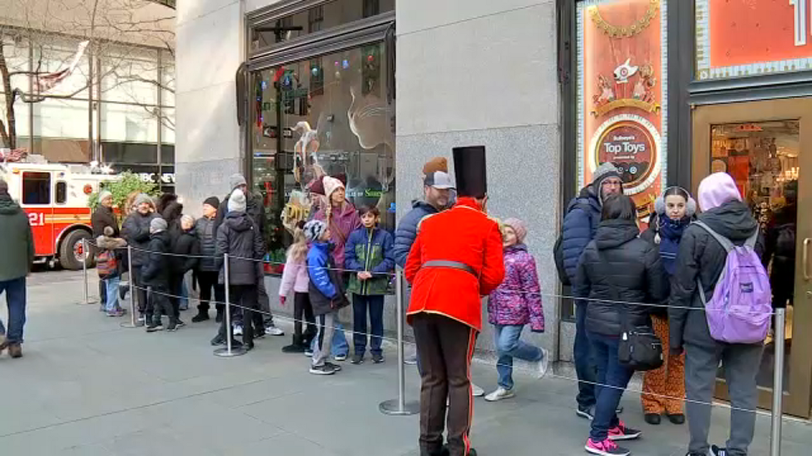 Families of fallen FDNY firefighters treated to FAO Schwarz shopping
