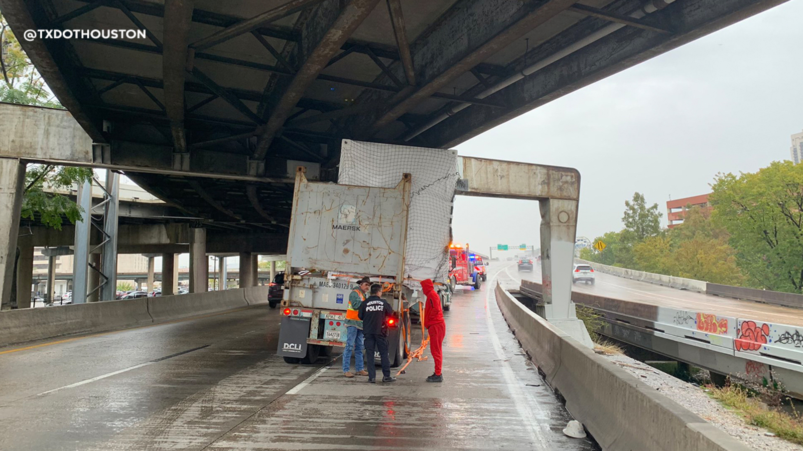 Houston traffic: All lanes of I-45 northbound reopen 7 hours after big ...