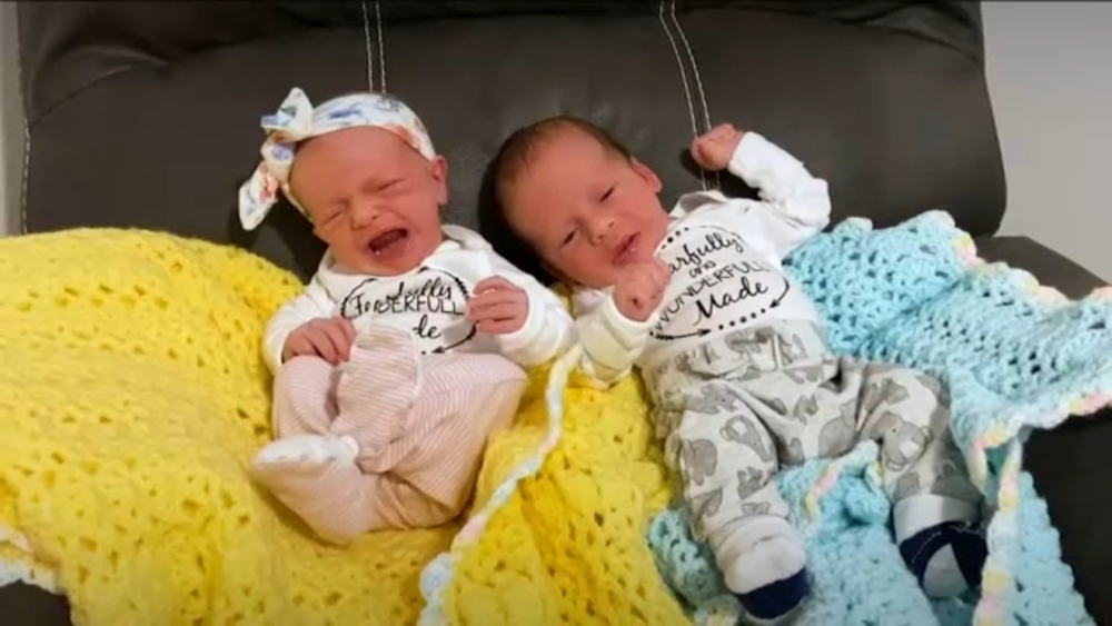 Twins born from 30-year-old frozen embryos