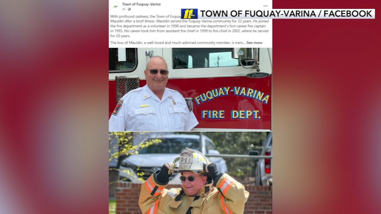 FuquayVarina Fire Chief dies after brief illness ABC11 RaleighDurham