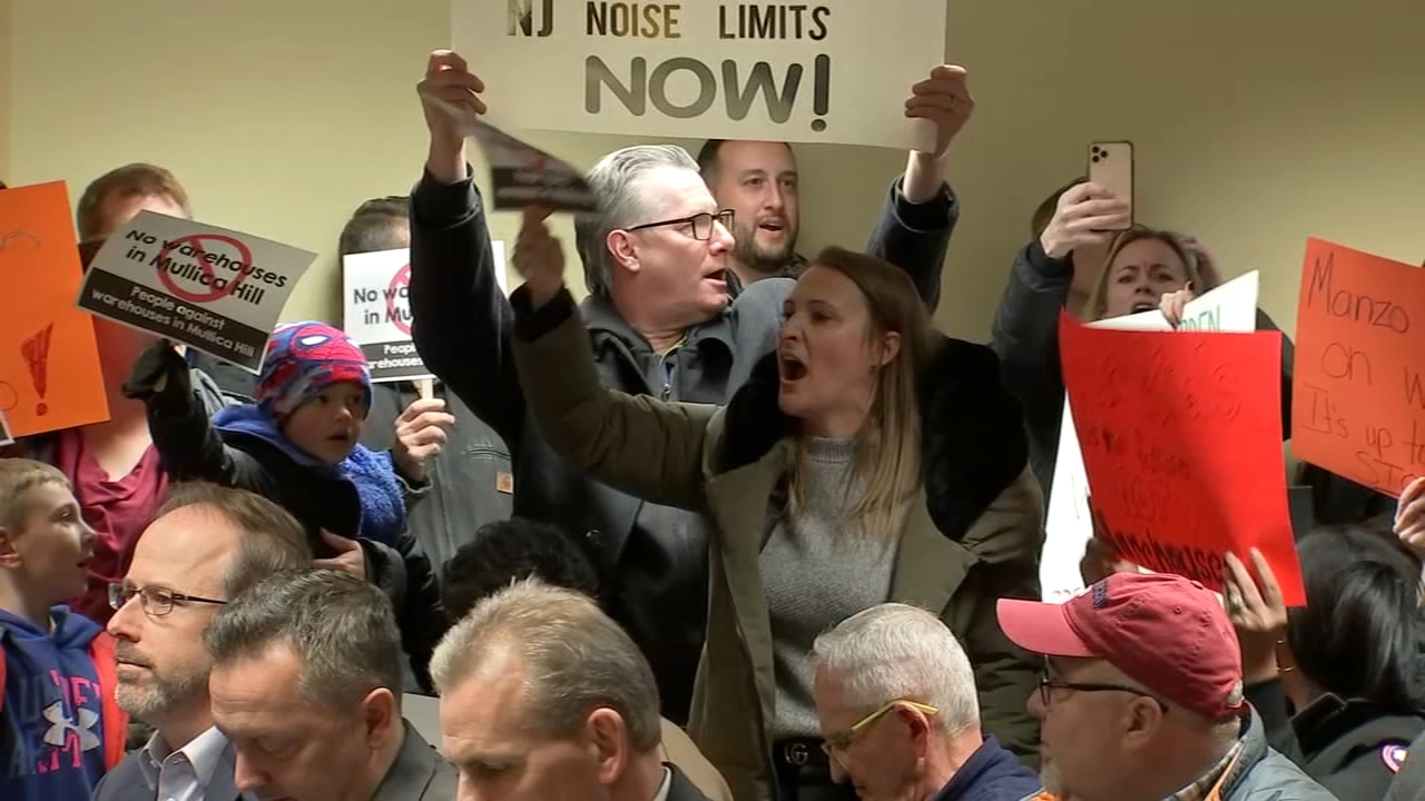 South Jersey residents show up in numbers to oppose warehouse project