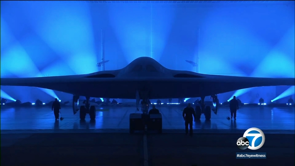 Air Force's new B-21 Raider unveiled in Palmdale