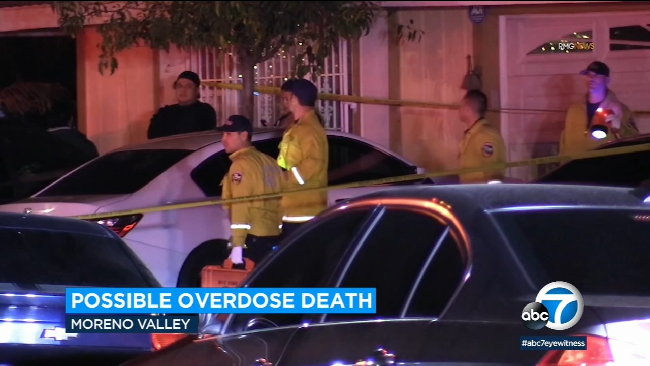 Overdose incident in Moreno Valley leaves 1 dead, 3 hospitalized