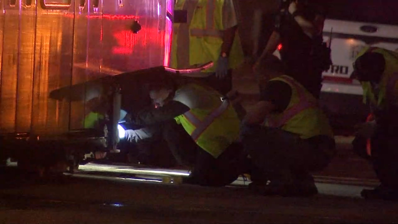 Person lying on tracks hit and killed by METRORail train, police say