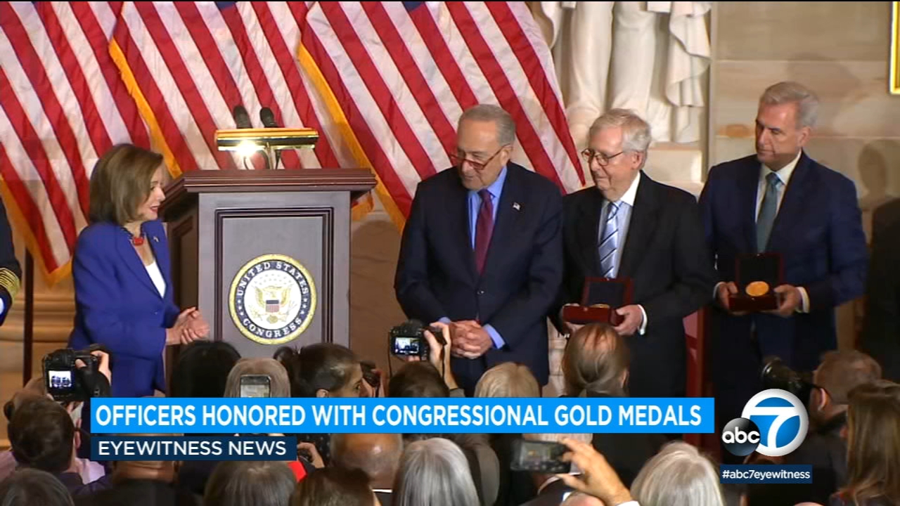 Officers who defended Capitol from Jan. 6 mob honored as heroes