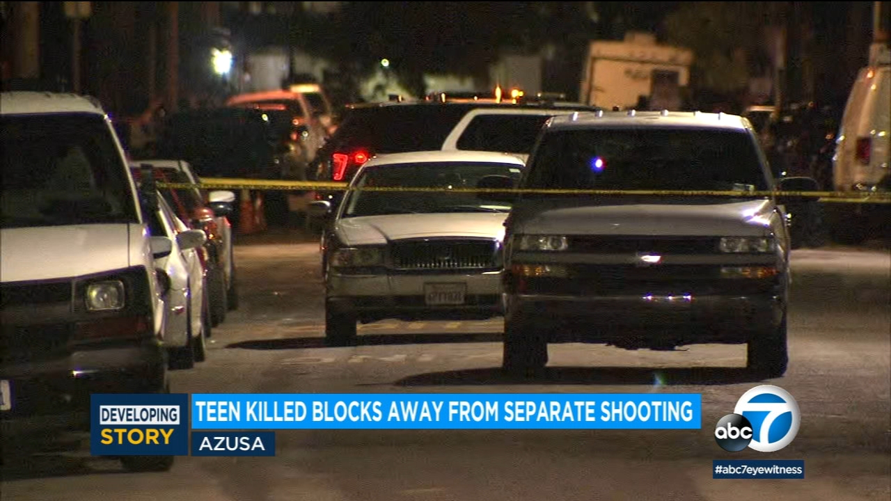 Teenager shot and killed in Azusa, authorities say