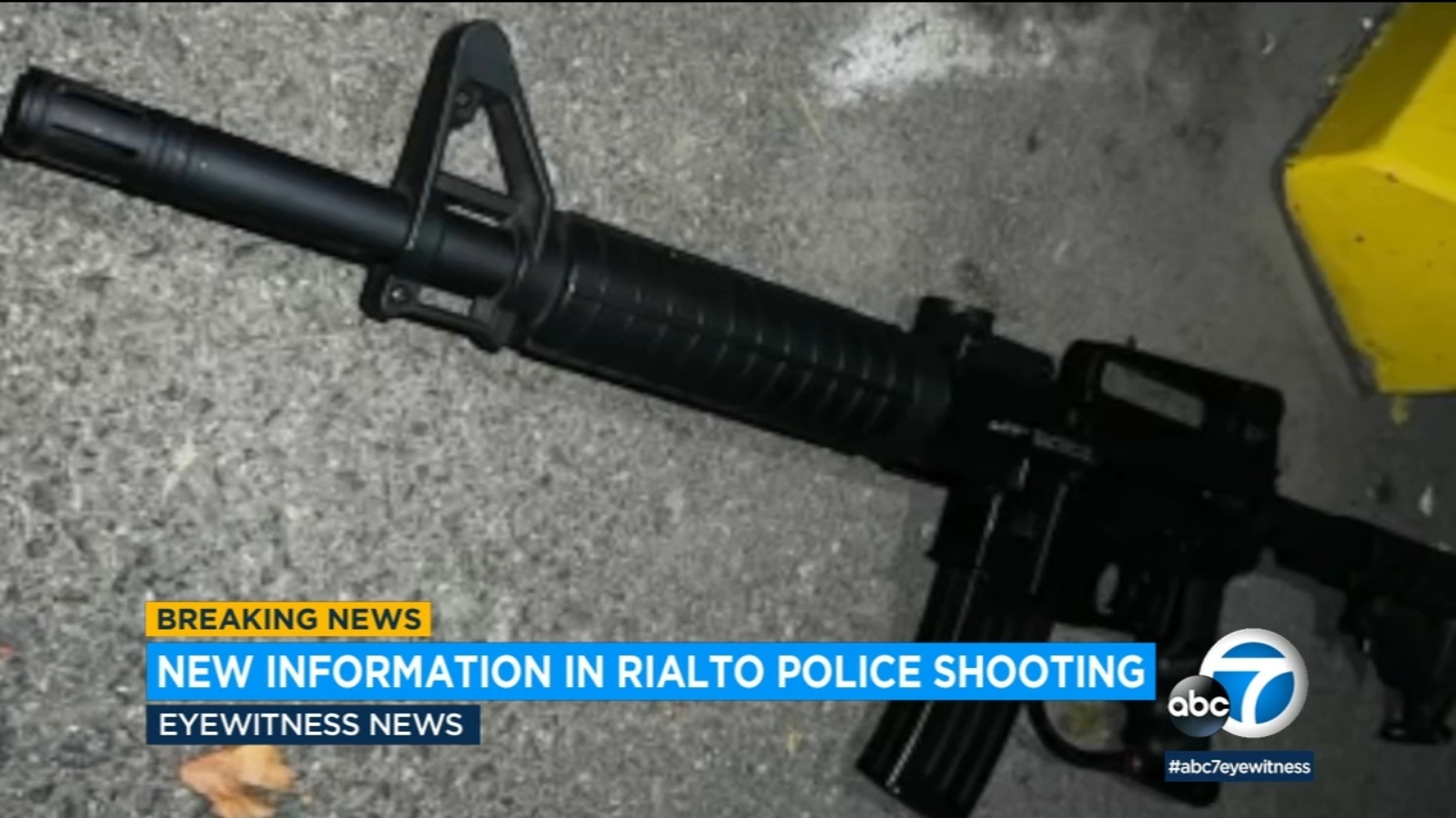 Rialto policestation shooting Suspect was carrying "AR15 style