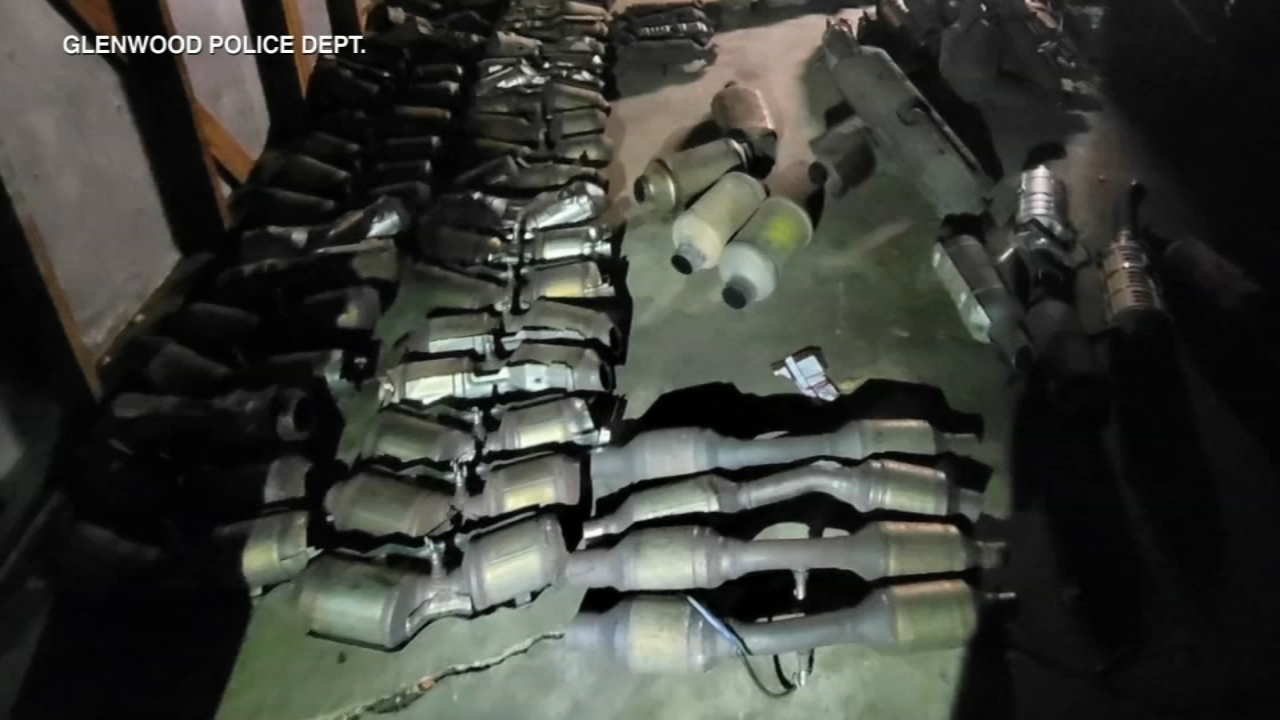 Nearly 130 catalytic converters seized in chop shop bust, police say