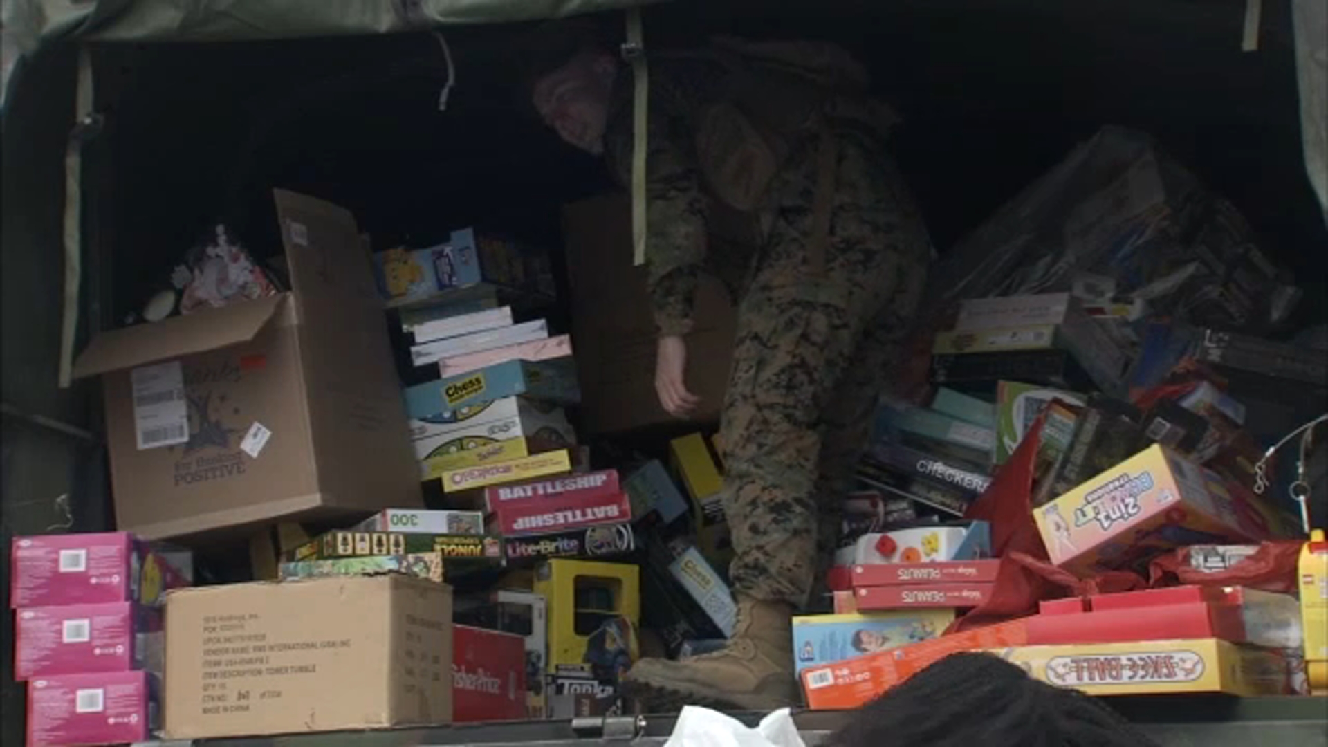 Marine Toys for Tots celebrates 75 years of giving at annual Stuff the Truck event
