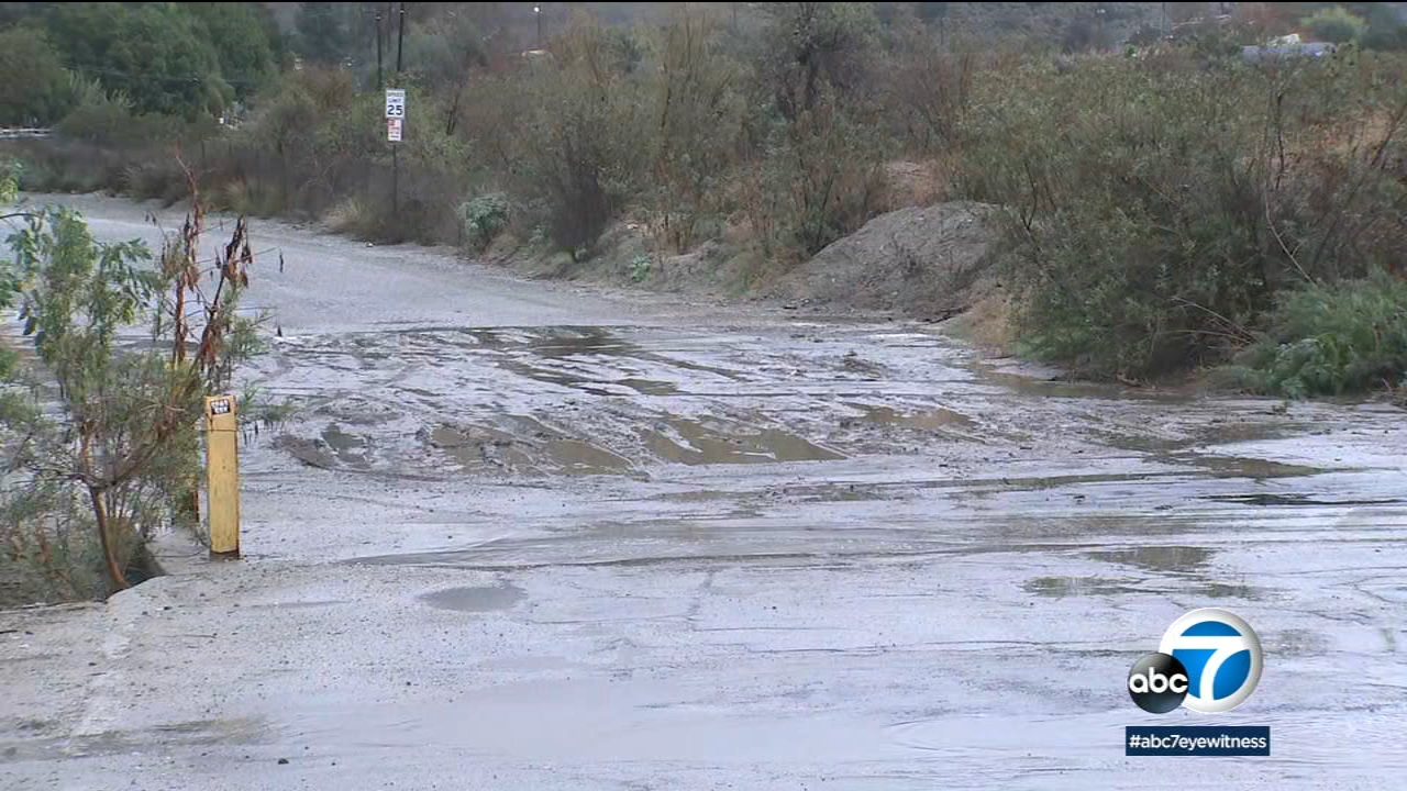 Storm system moves into SoCal, prompting street some closures