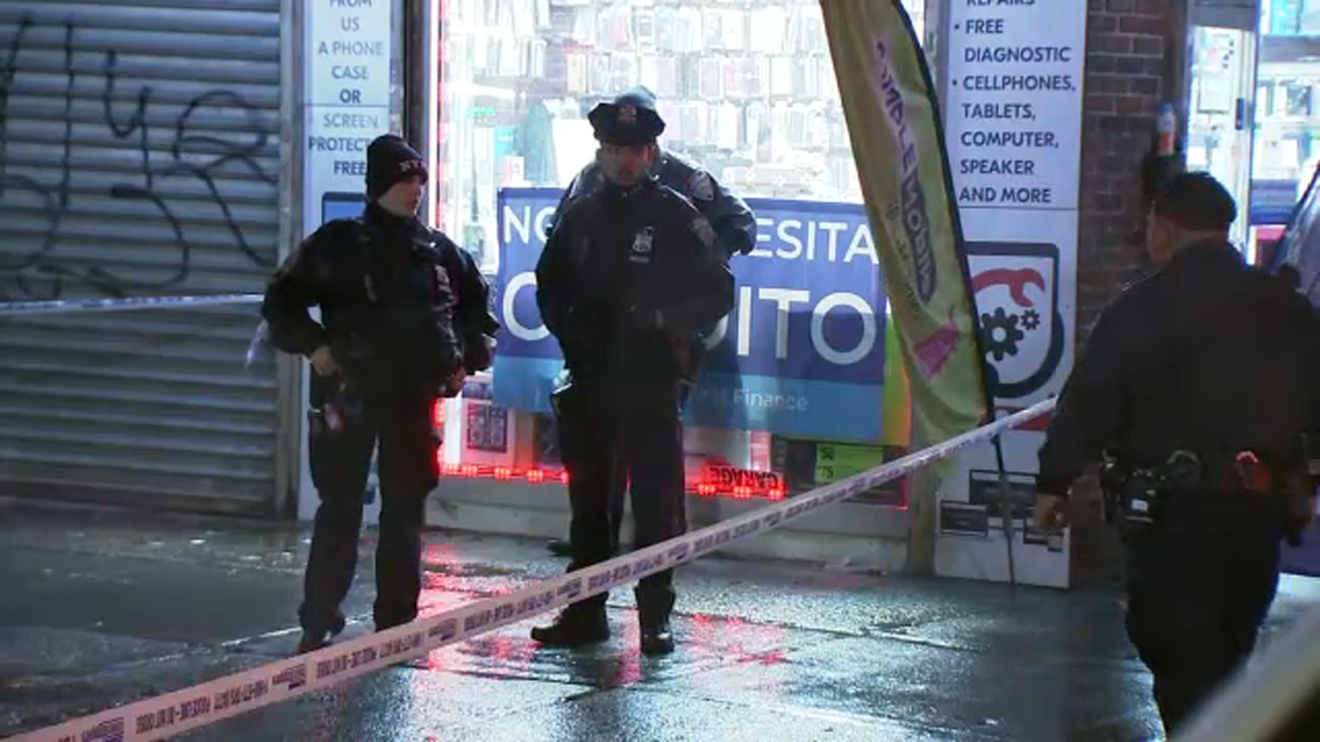 3 men shot outside Queens bodega