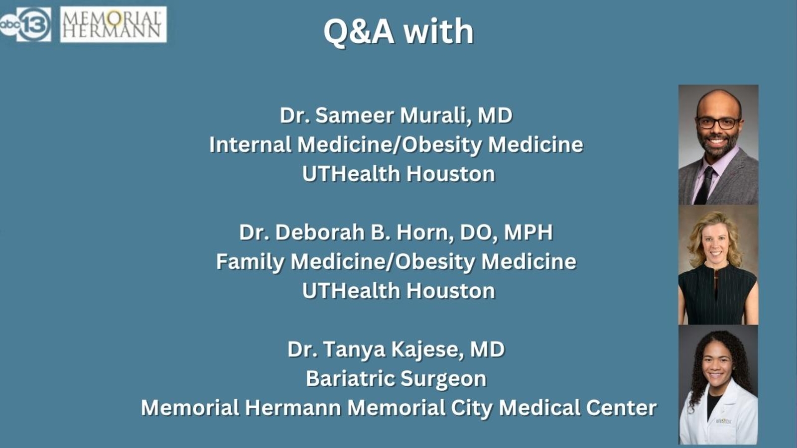Weight Loss Myths Debunked by Physicians at Memorial Hermann ABC13