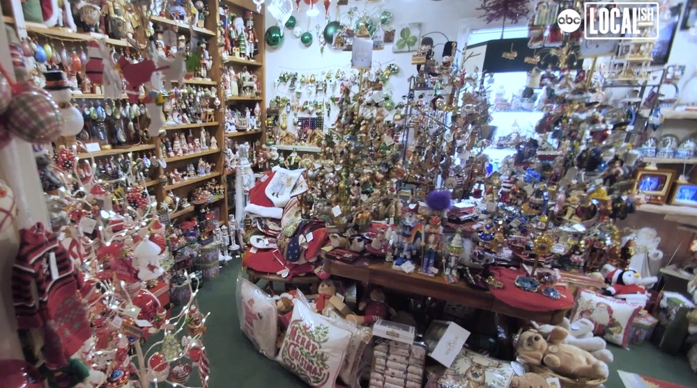 This store sells Christmas decor 365 days a year!