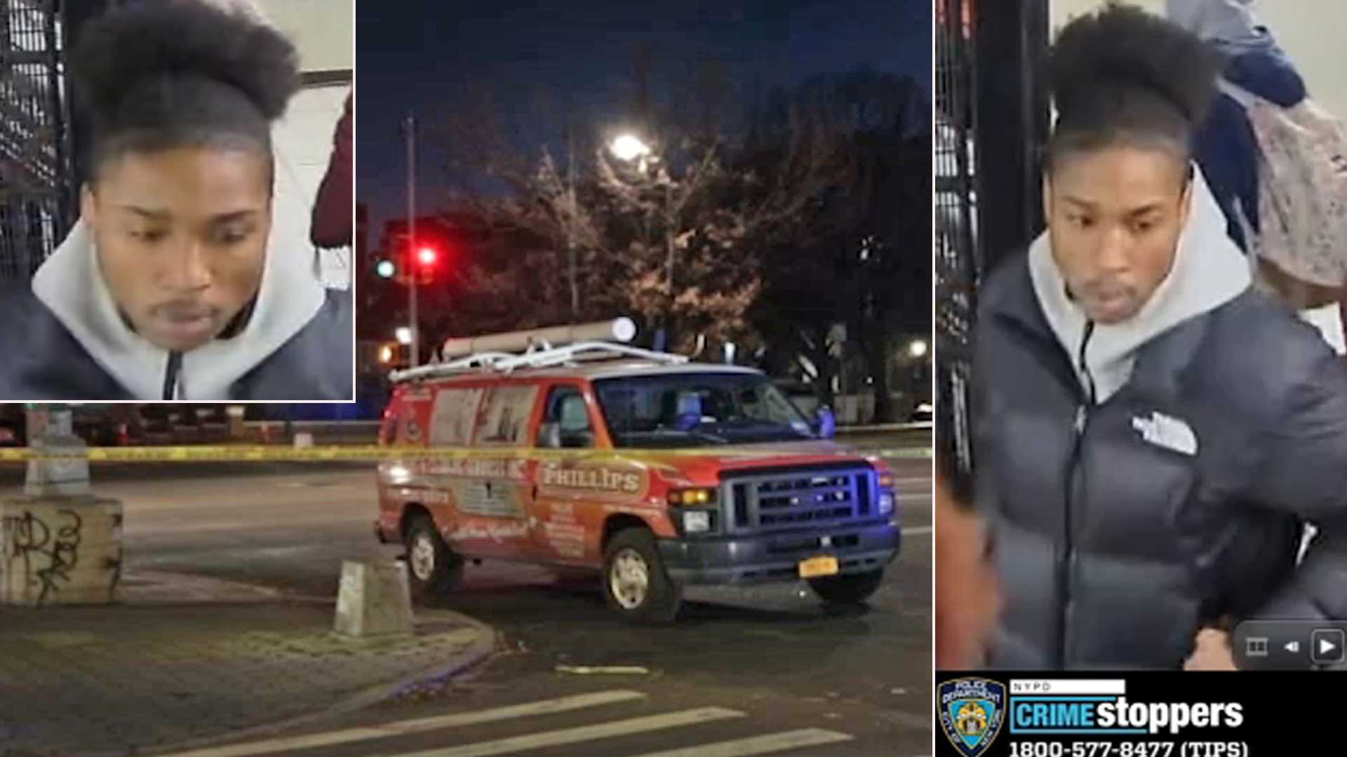 Bullet hits man driving through Brooklyn; suspect caught on cam