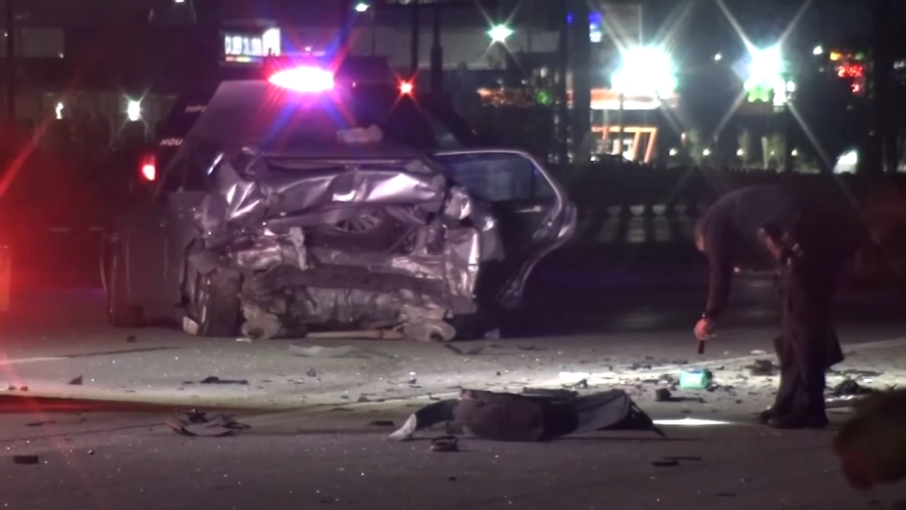 Driver slams into man fixing his car on Hwy 249, police say