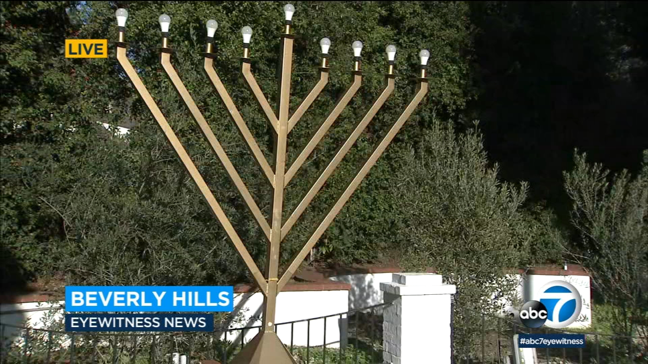 Nazi symbols carved into menorah in Beverly Hills; man arrested