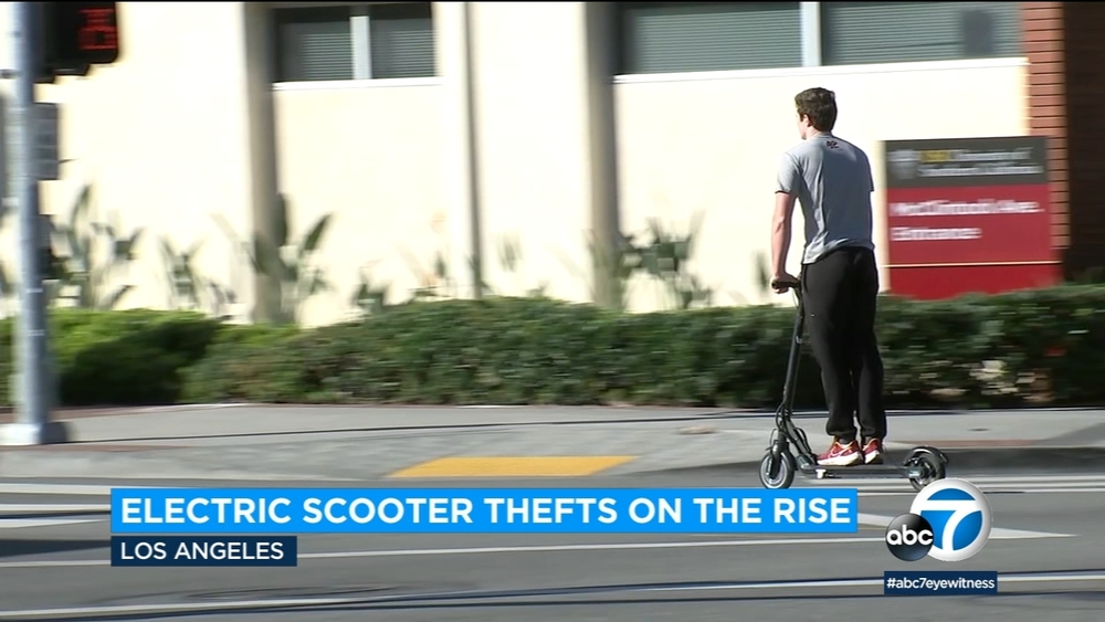 E-scooter theft on the rise in LA with 129% increase, data shows