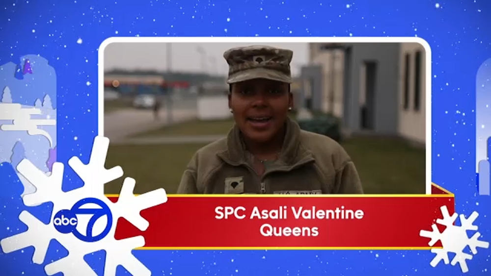 Holiday Greetings Home from our Troops: Asali Valentine