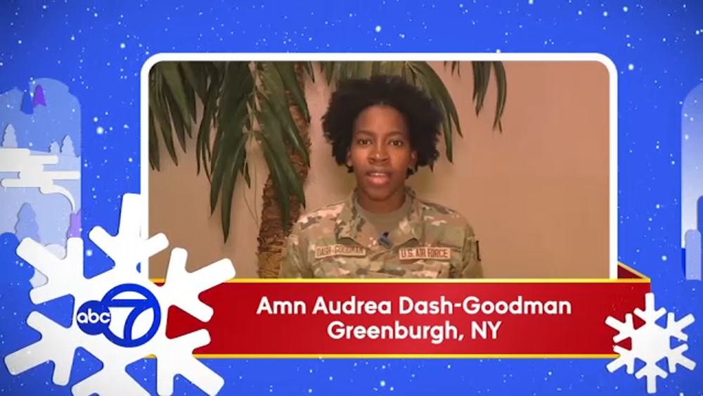 Holiday Military Greeting: Audrea Dash-Goodman of Greenburgh