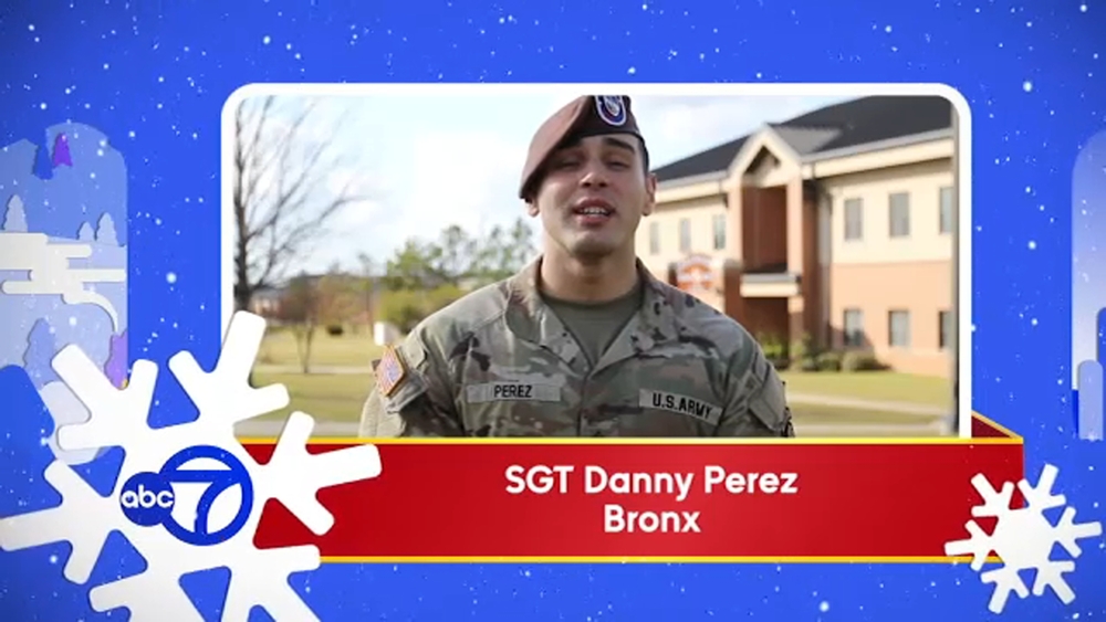 Holiday Military Greeting: Danny Perez of the Bronx
