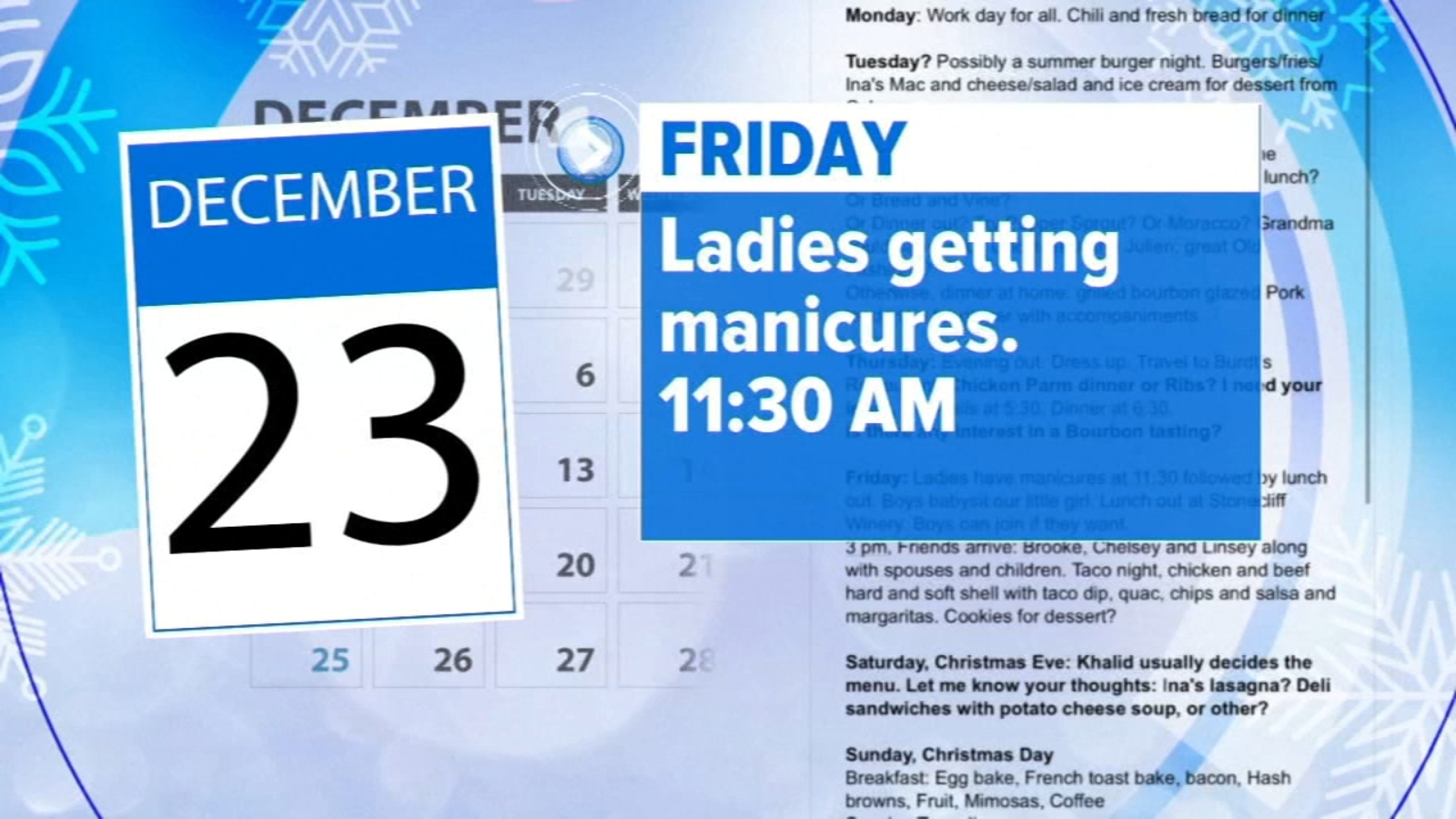 Iowa Mom s Detailed Holiday Schedule For Christmas Vacation Meal Plans iowa-mom-s-detailed-holiday-schedule-for-christmas-vacation-meal-plans