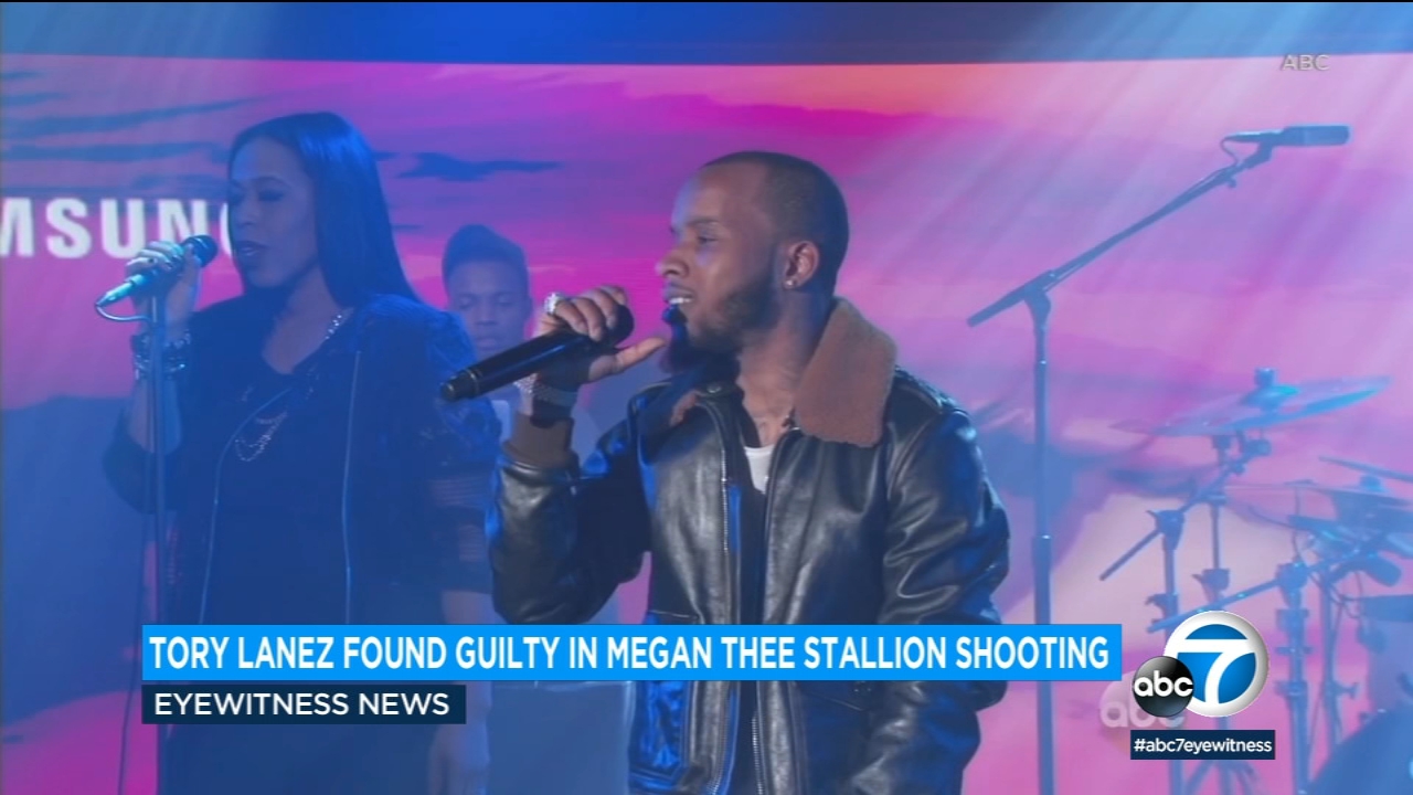 Jury finds rapper Tory Lanez guilty of shooting Megan Thee Stallion