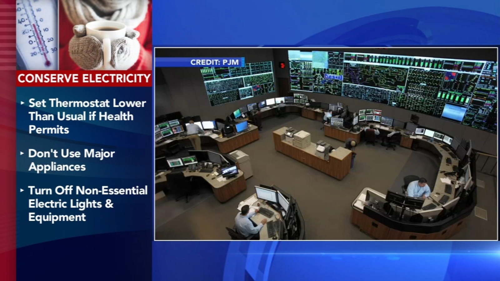 PJM is urging customers to conserve electricity due to frigid temperatures