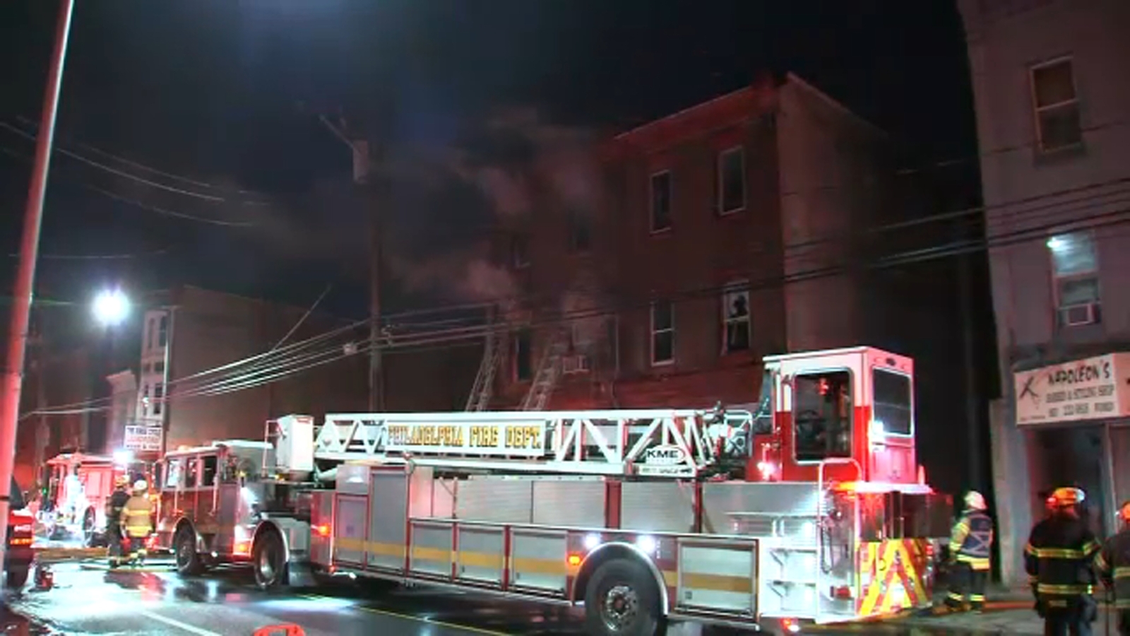 Fire erupts at church in the Strawberry Mansion section of Philadelphia