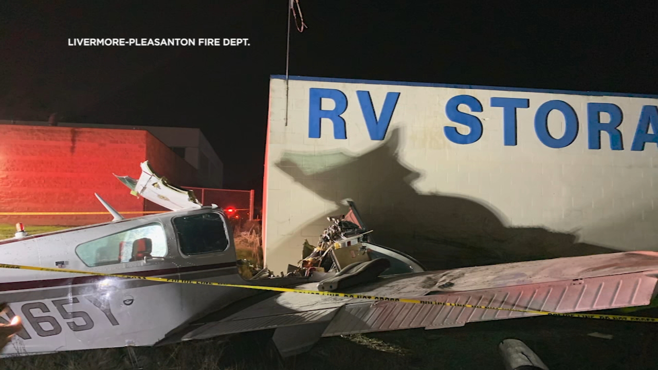 Pilot injured in small plane crash near Livermore airport: official