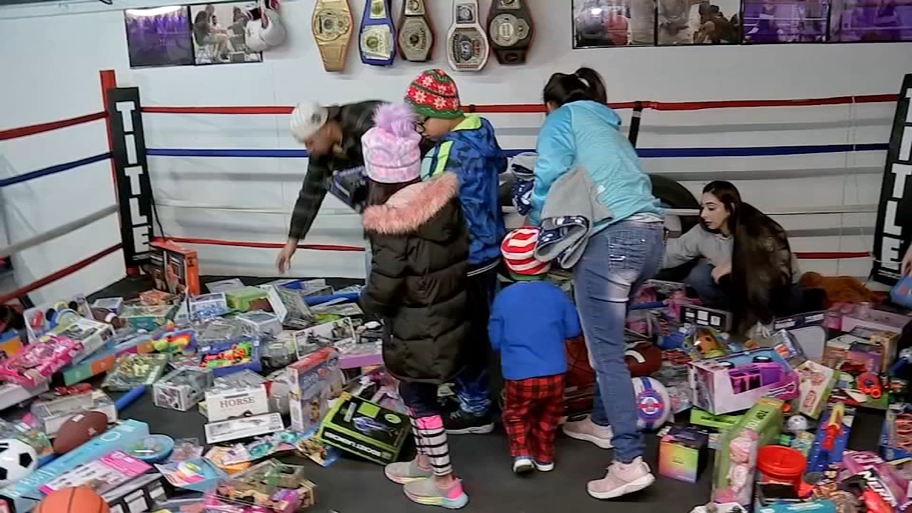 Gym owner provides dozens of families with free gifts for their kids
