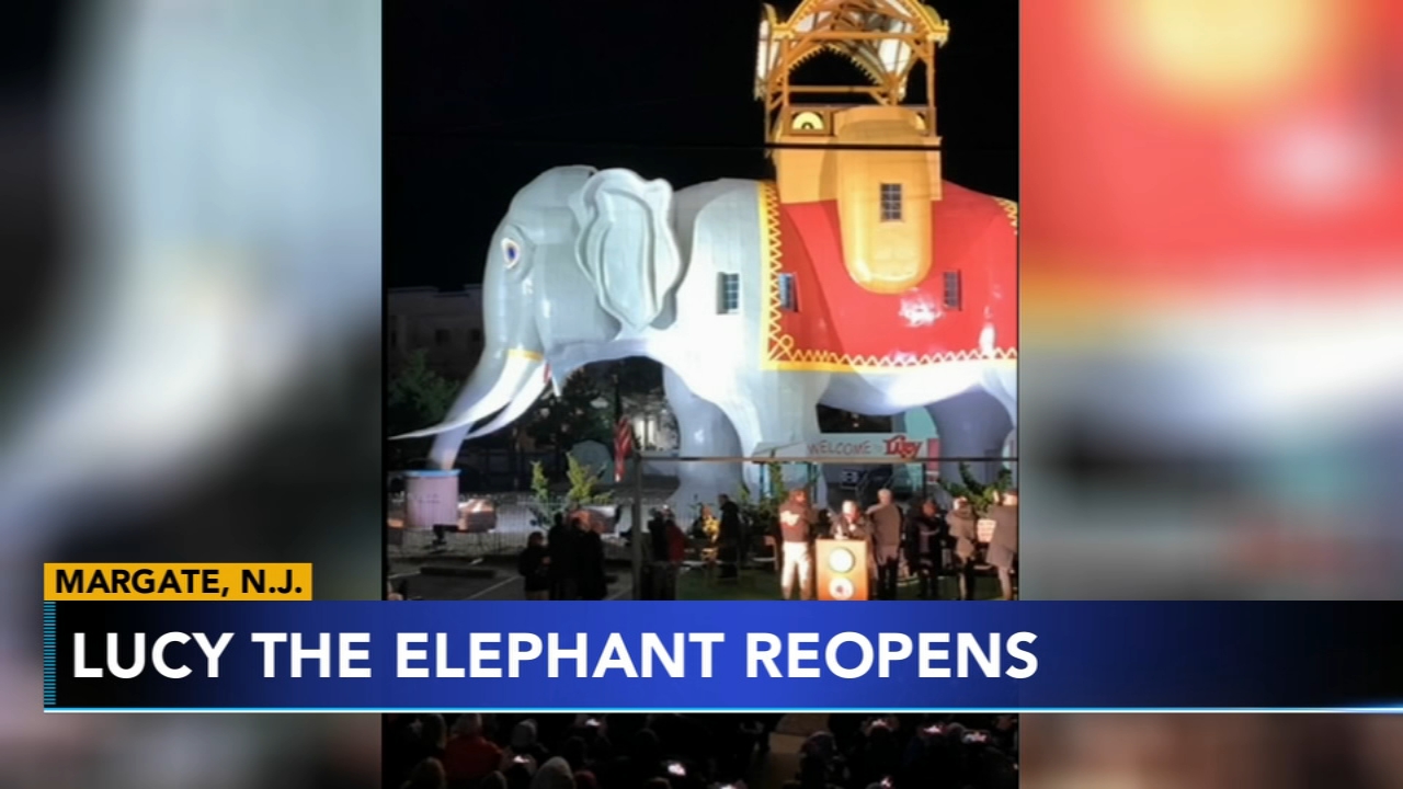 Lucy the Elephant reopens after 15-month-long restoration