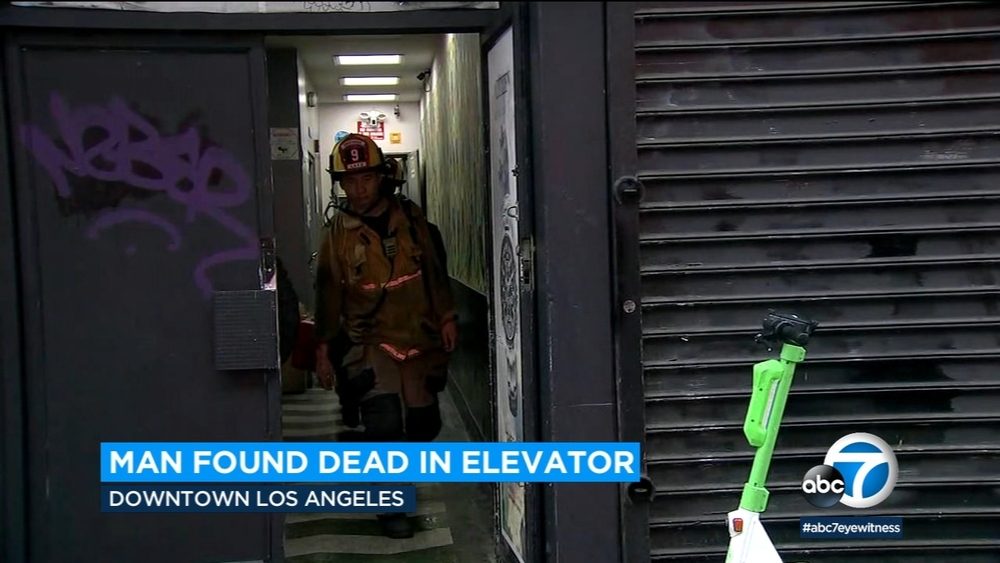 Man killed after getting trapped on freight elevator in DTLA building