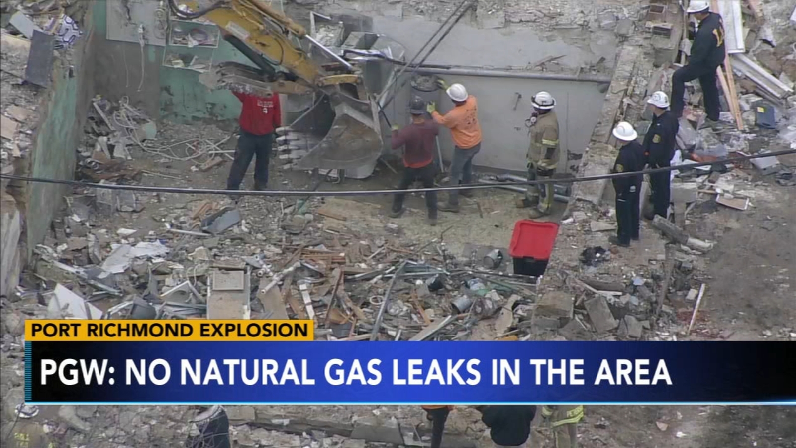 Officials still working to determine cause of Port Richmond explosion