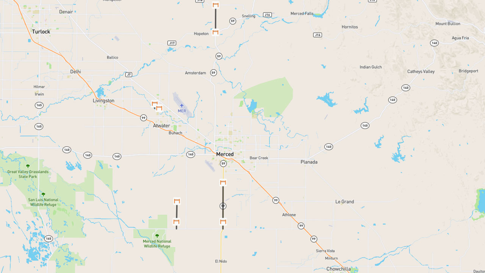 A new tool for Merced County residents identifies road closures and