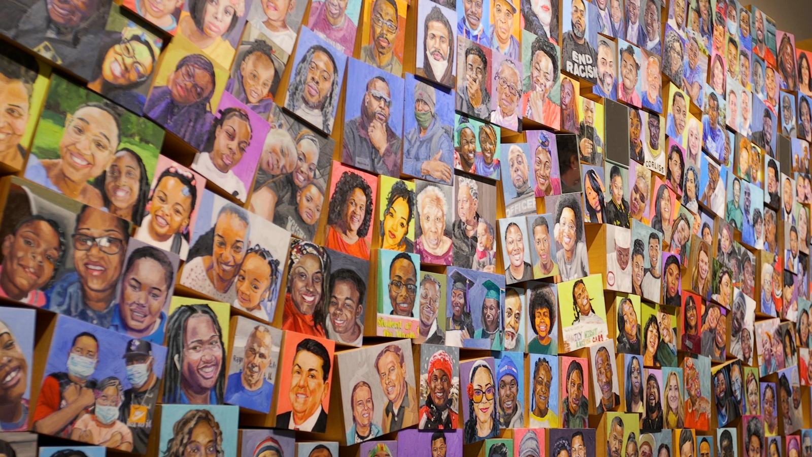 Roseland Portrait Project in Carlson Tower Gallery at North Park