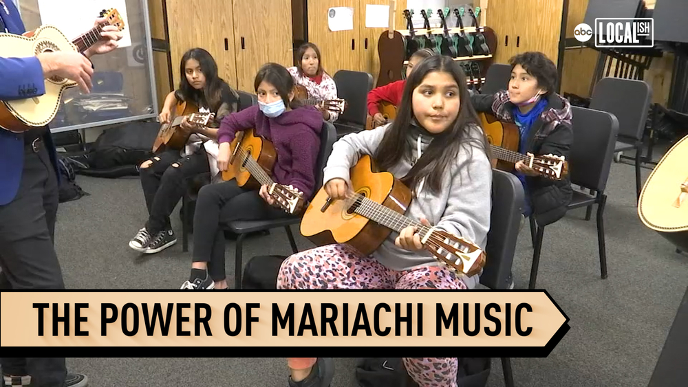 Students learn mariachi music and instruments at after-school program