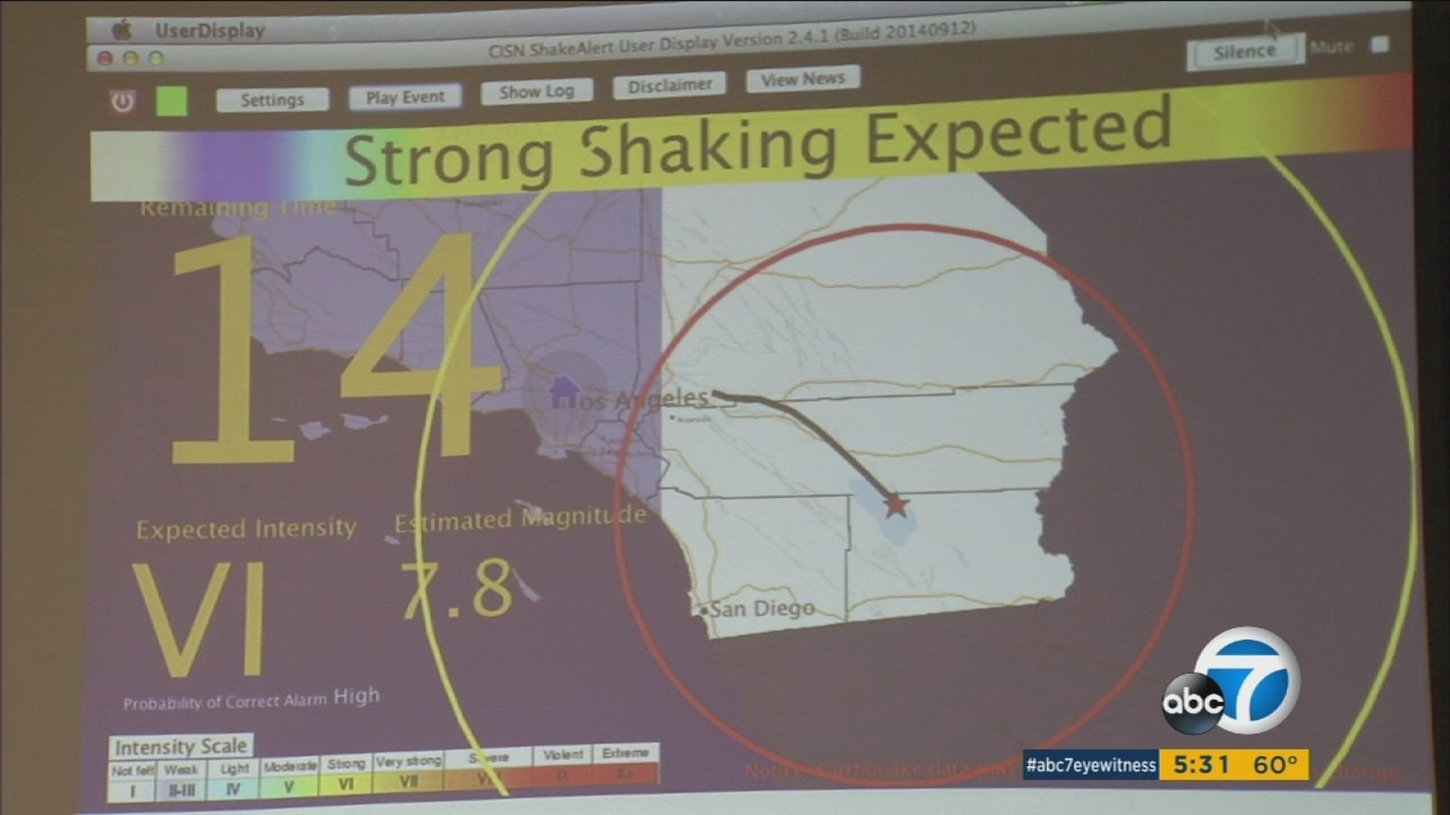 Earthquakes los angeles