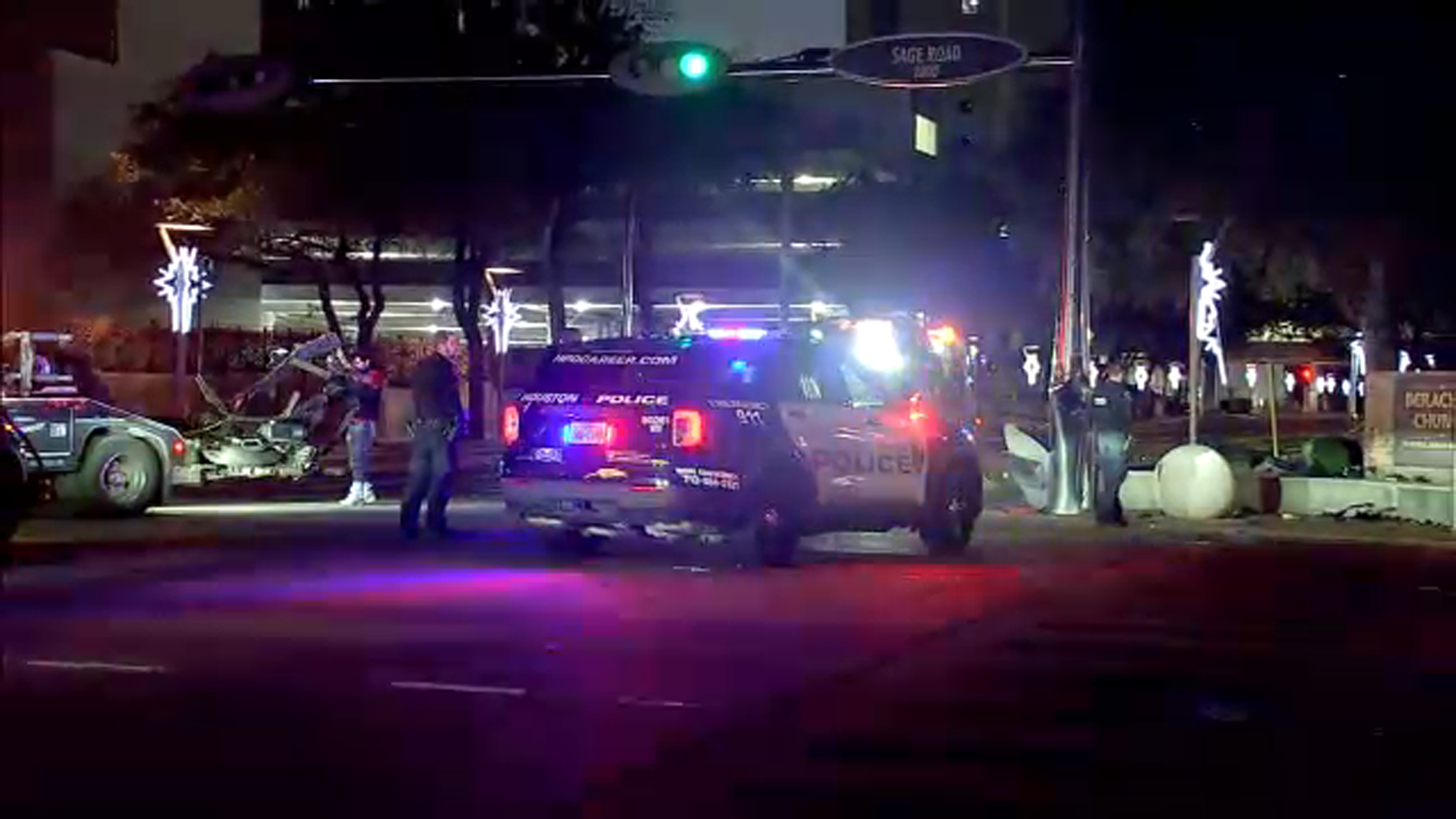 Chase near Galleria comes to end with suspect in custody, video shows