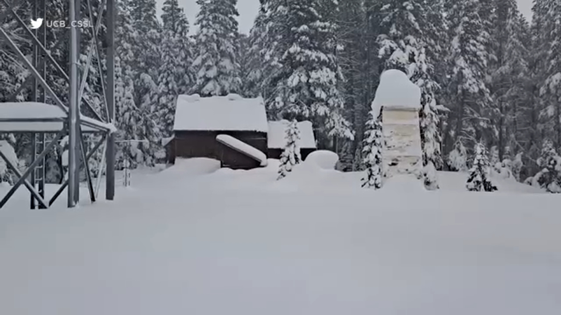 La capa de nieve de California ahora está muy por encima de lo normal