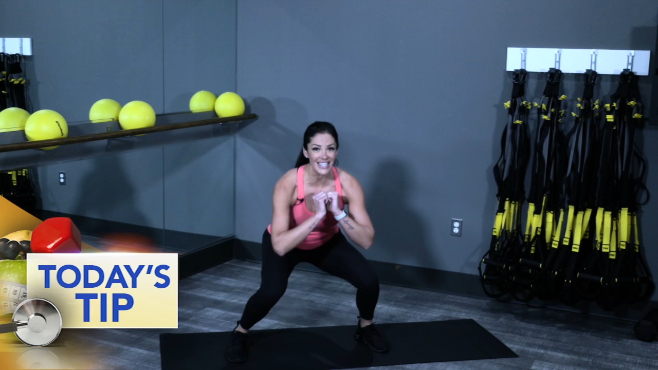 Squat with heel lift - Today's Tip